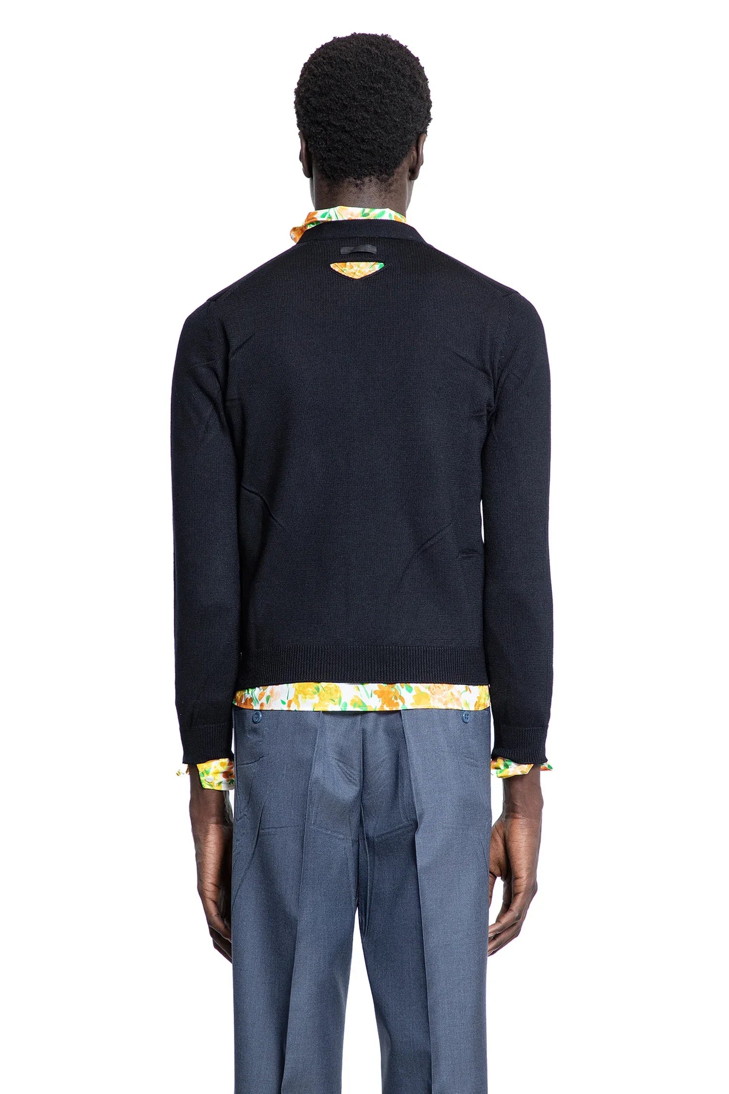 PRADA MAN BLACK KNITWEAR - Antonioli.eu