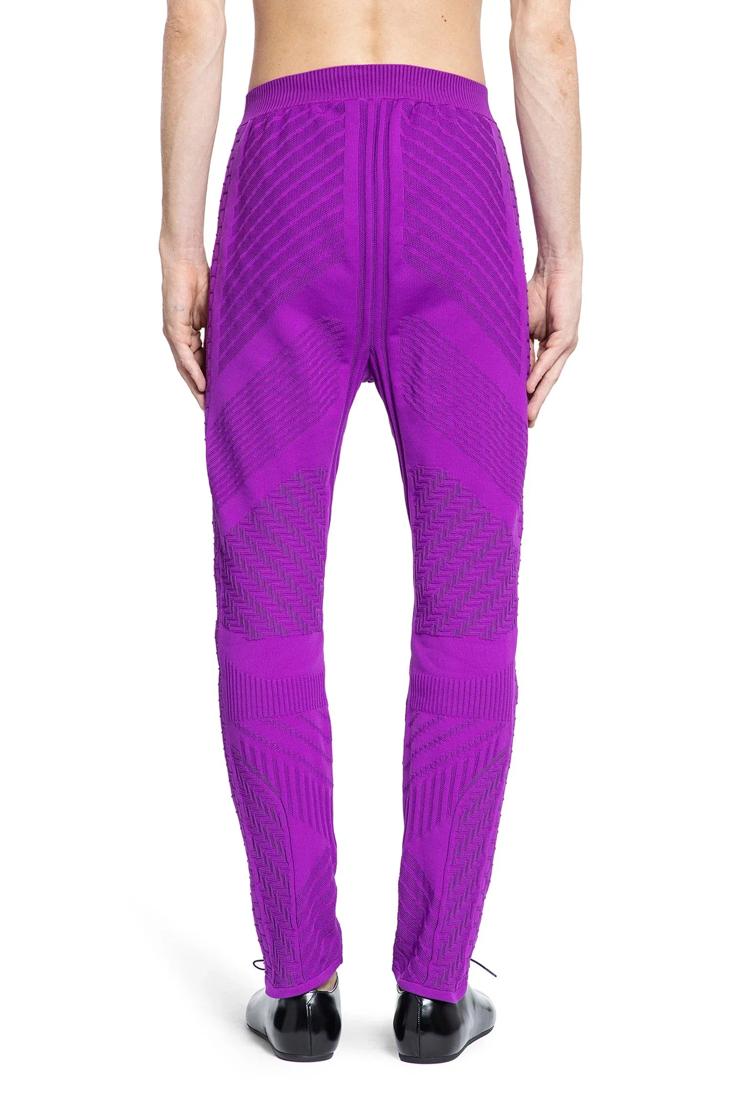 Re-nylon jacquard leggings - Antonioli.eu