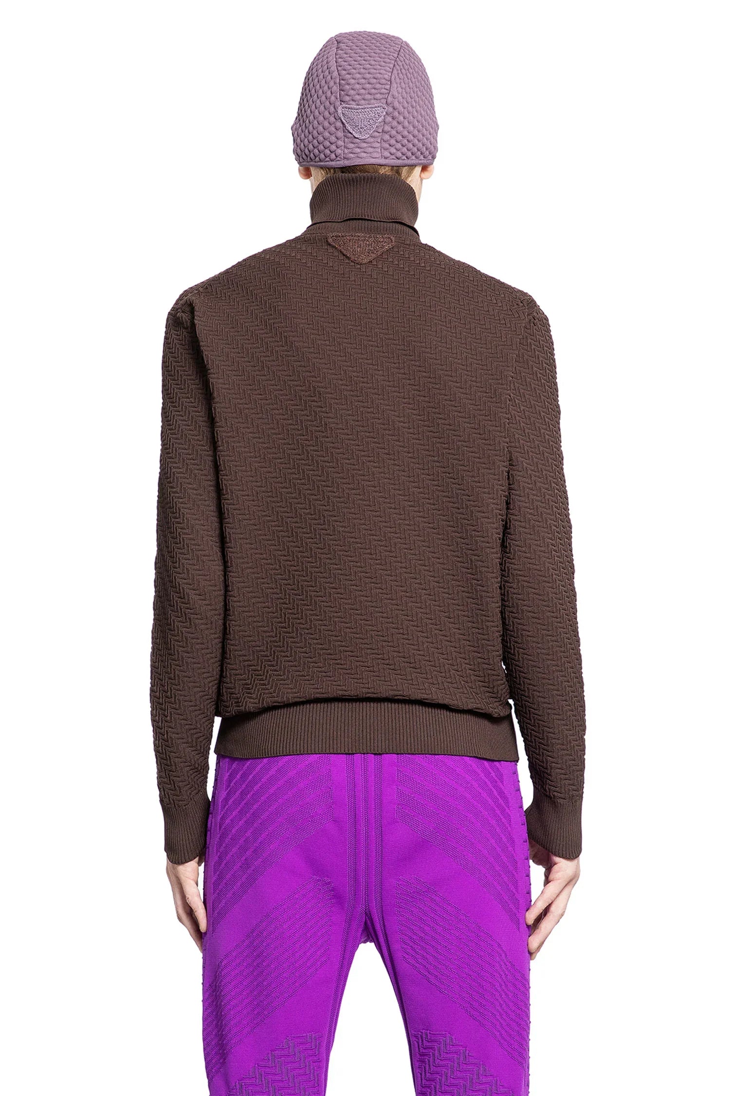 Jacquard knit sweater - Antonioli.eu