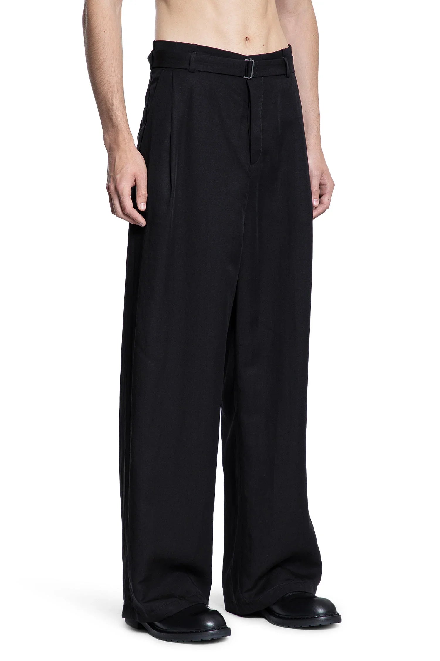 Pleated Wide Pants - Antonioli.eu