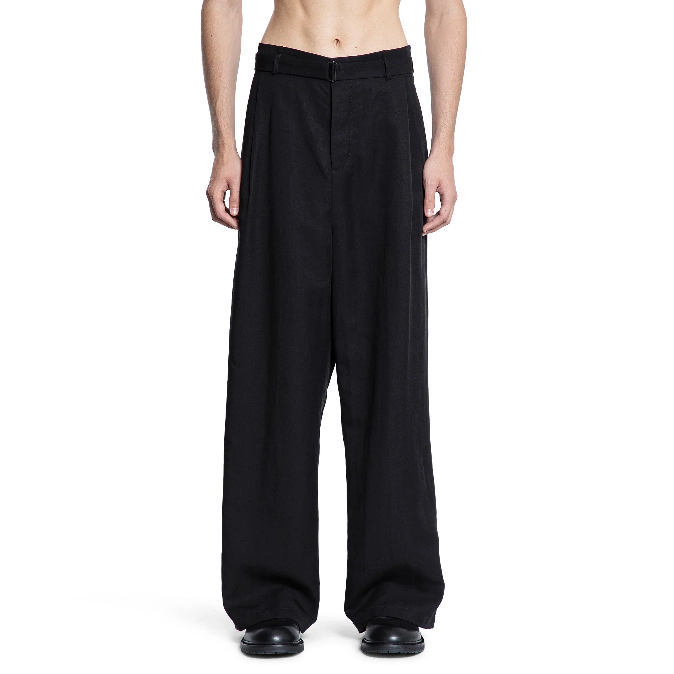 Pleated Wide Pants - Antonioli.eu