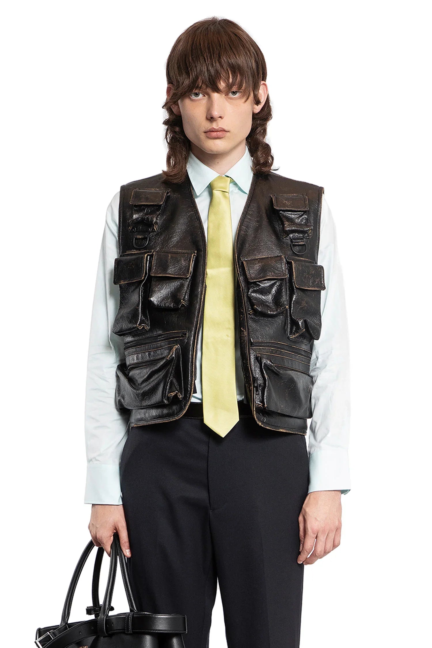 Leather Vest - Antonioli.eu