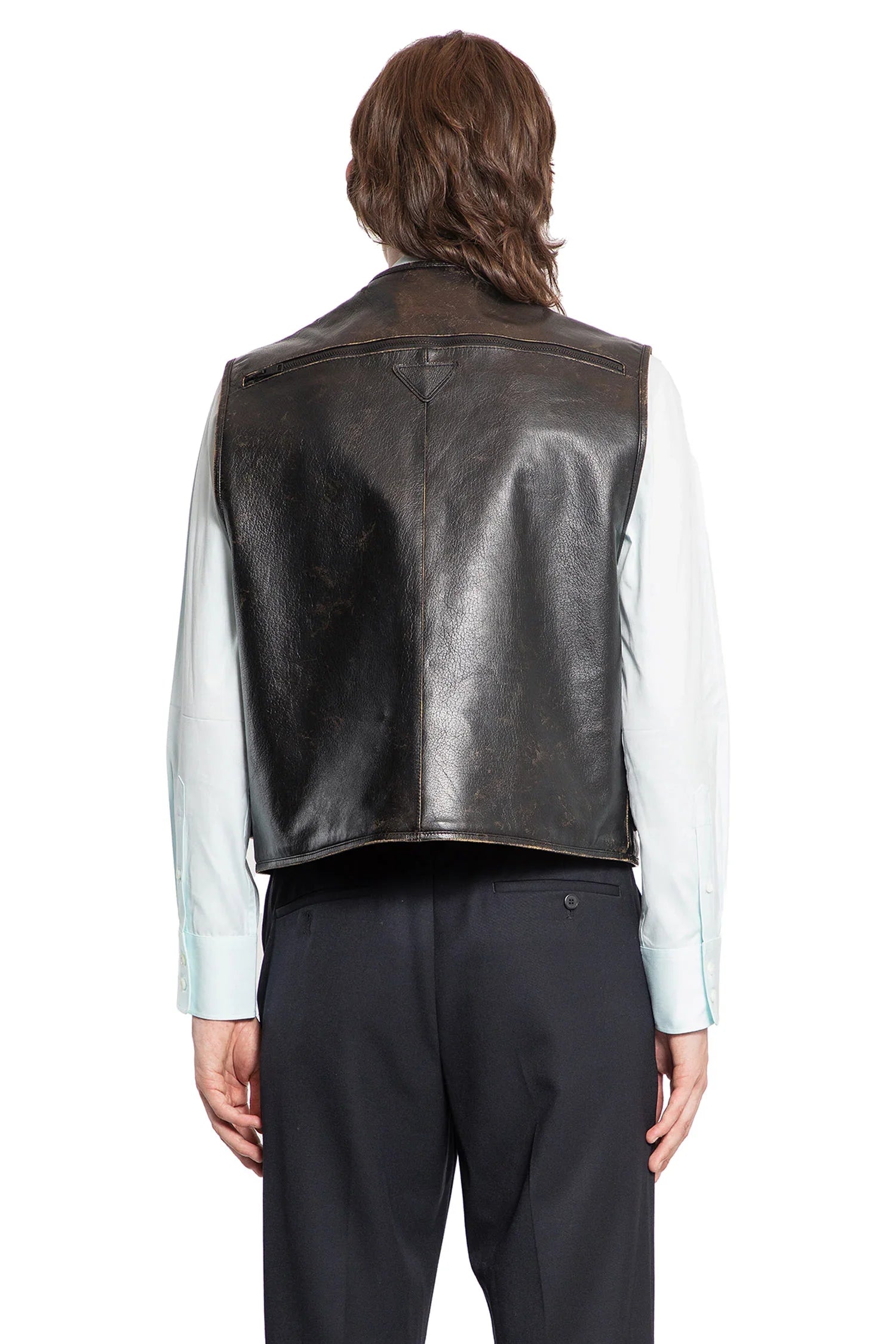 Leather Vest - Antonioli.eu