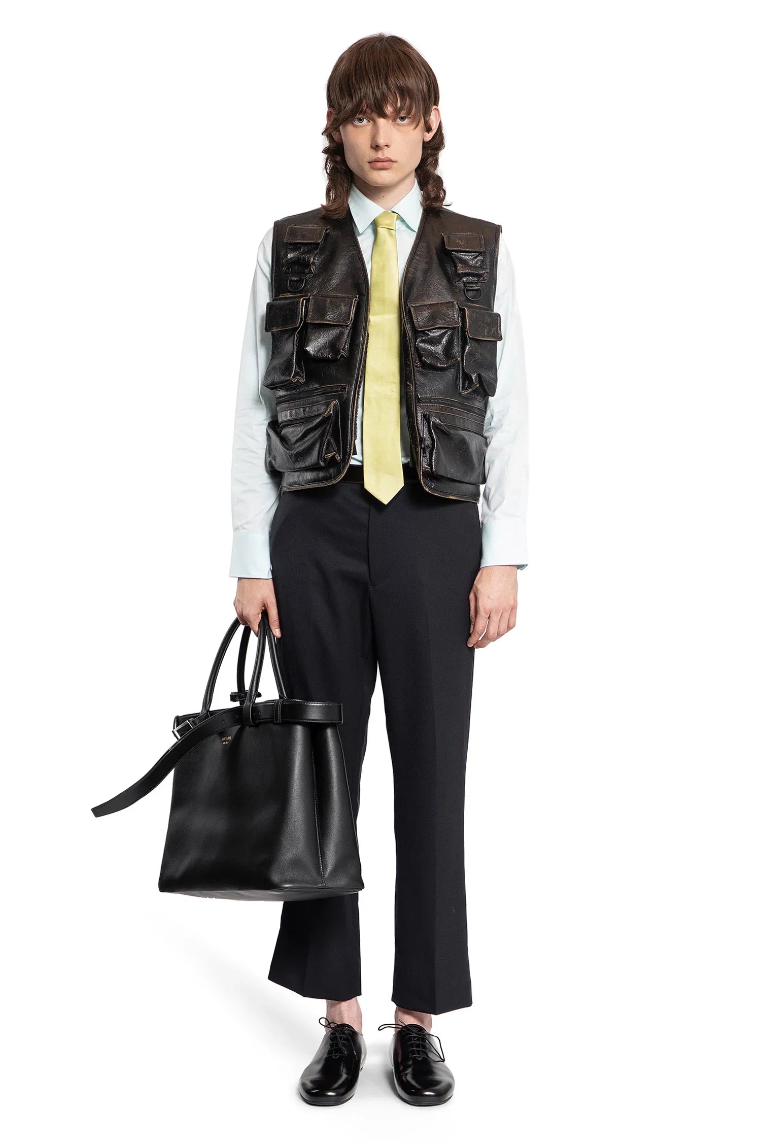 Leather Vest - Antonioli.eu