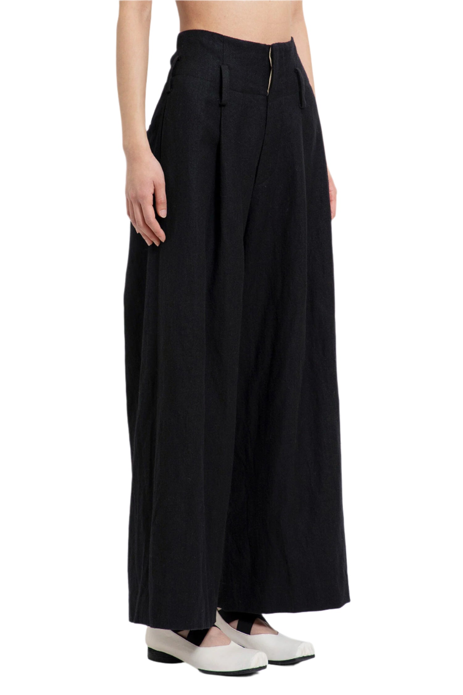 UMA WANG WOMAN BLACK TROUSERS - Antonioli.eu