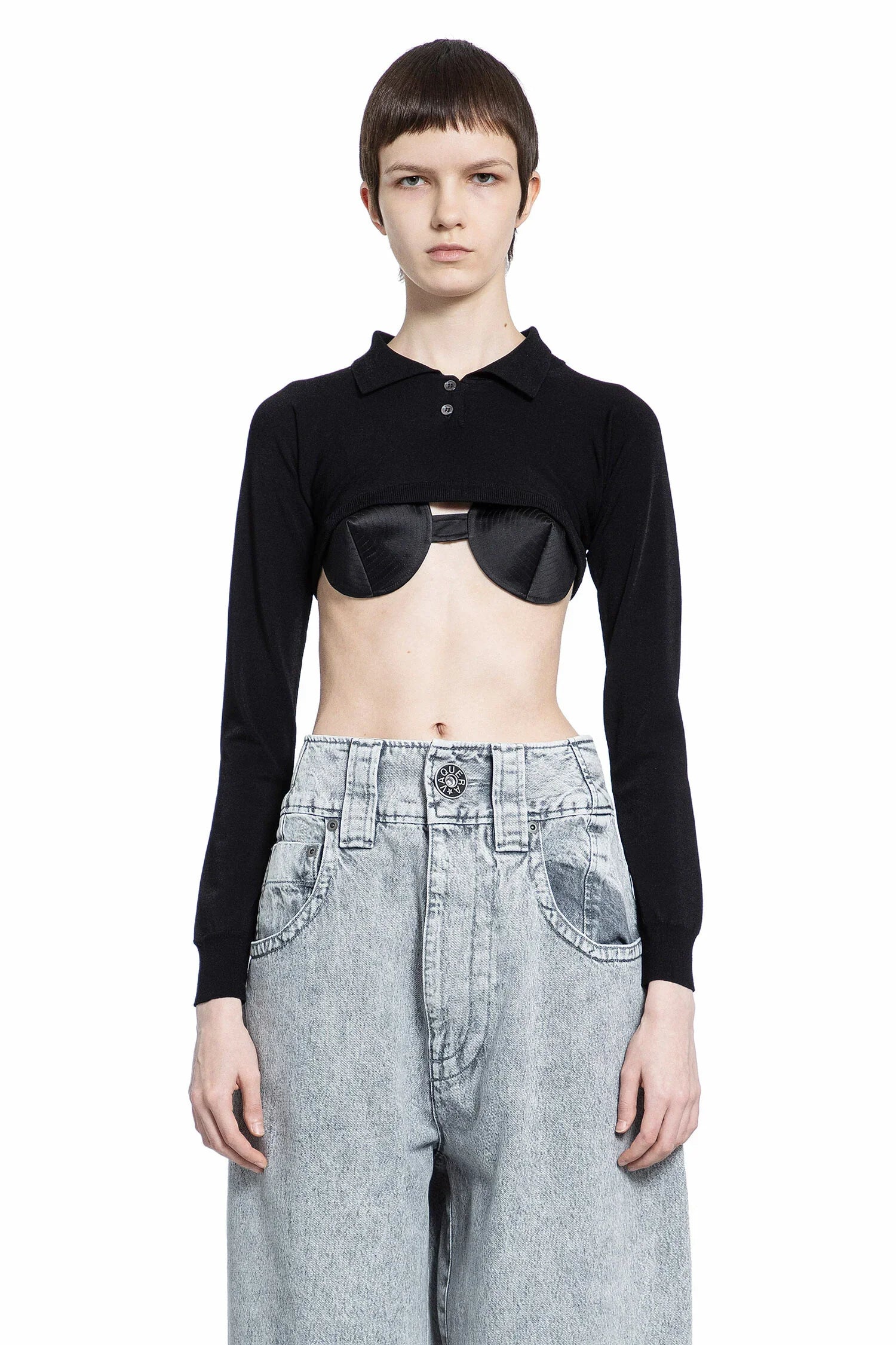 VAQUERA WOMAN BLACK TOPS - Antonioli.eu