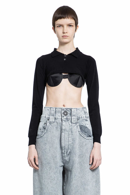 VAQUERA WOMAN BLACK TOPS - Antonioli.eu
