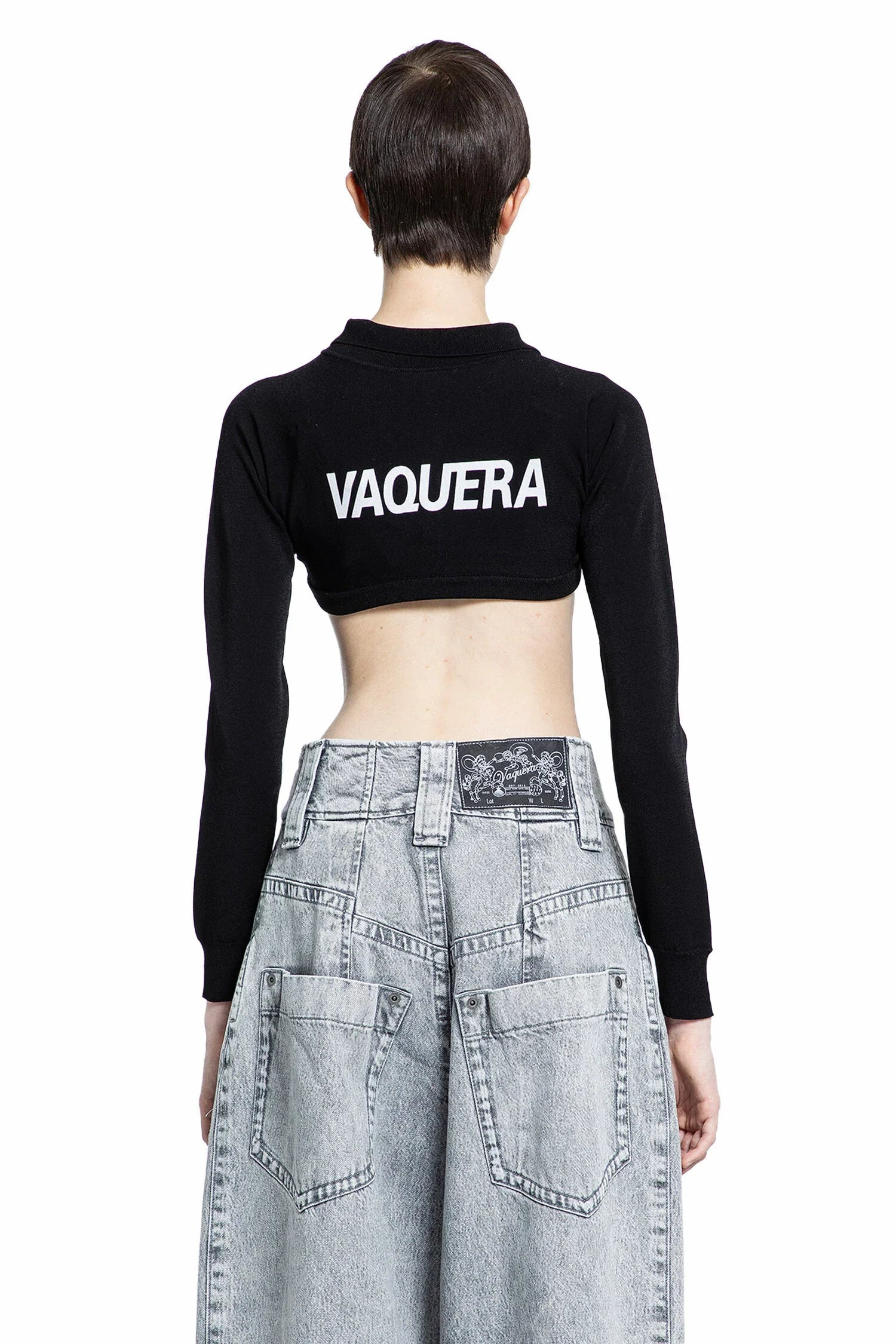 VAQUERA WOMAN BLACK TOPS - Antonioli.eu