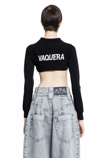 VAQUERA WOMAN BLACK TOPS - Antonioli.eu