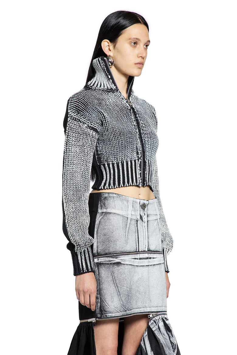 Cropped Painted Cardigan - Antonioli.eu