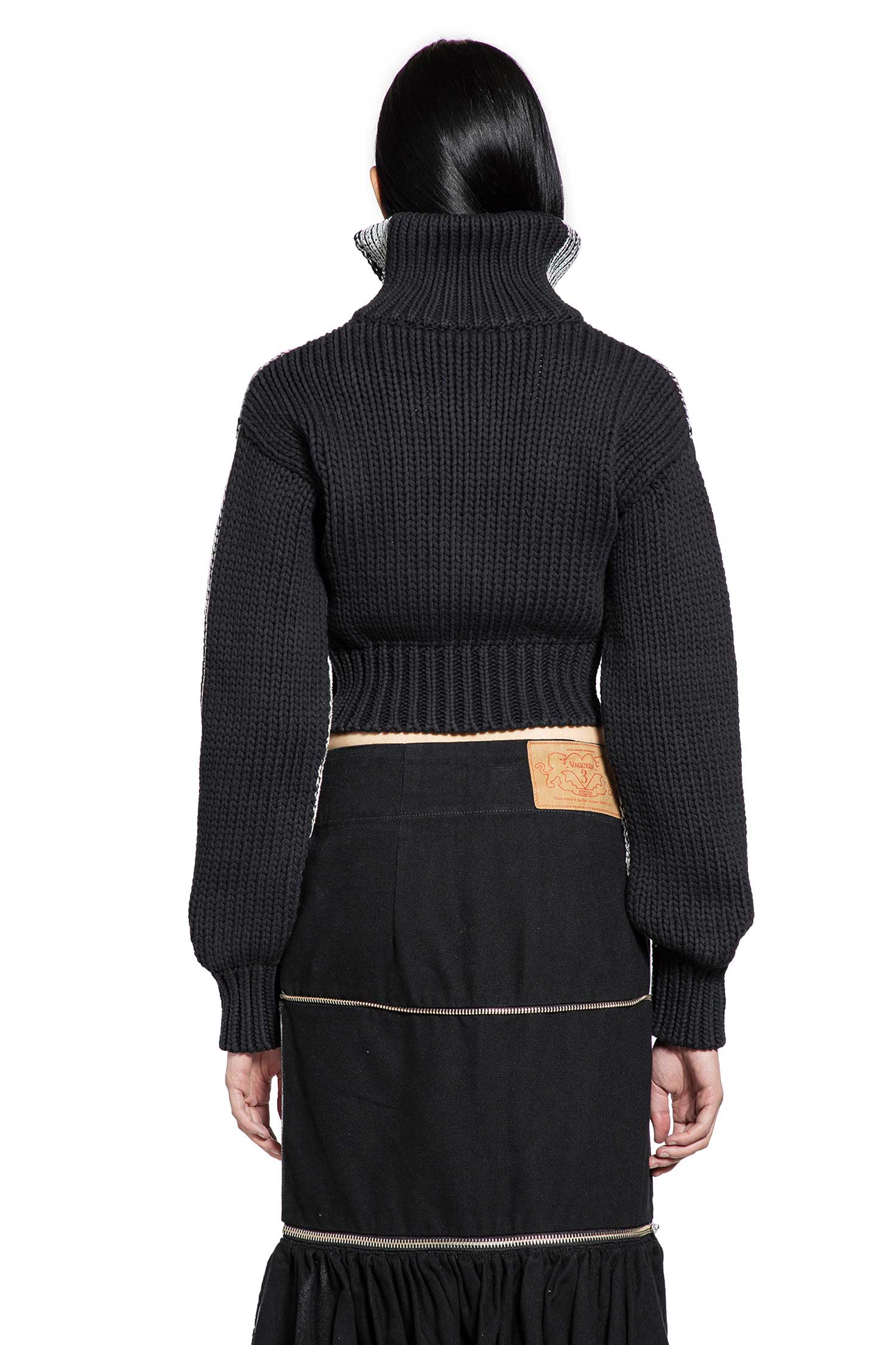 Cropped Painted Cardigan - Antonioli.eu
