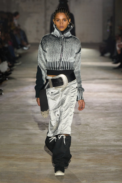 Cropped Painted Cardigan - Antonioli.eu