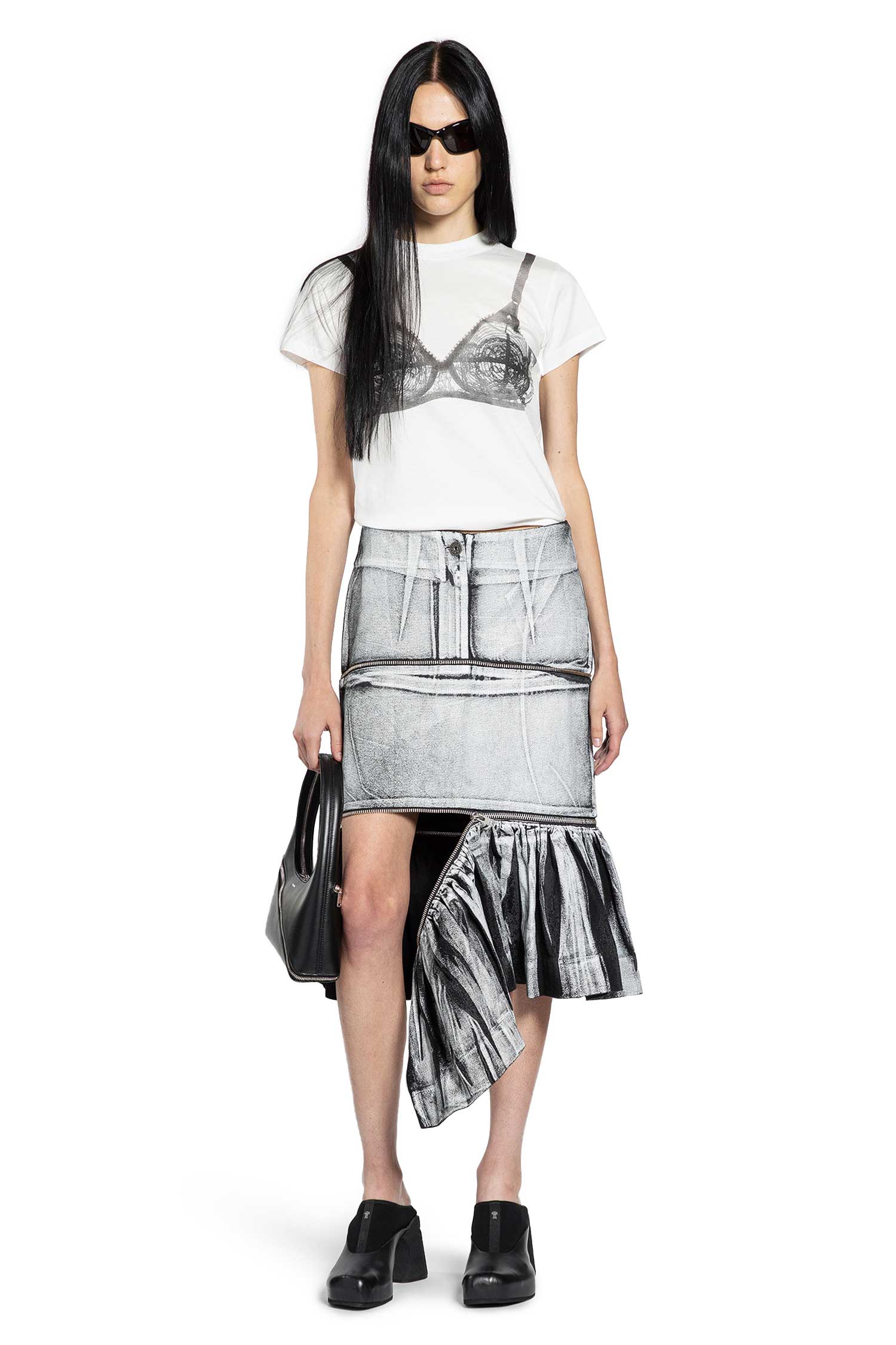 Painted Workwear Skirt