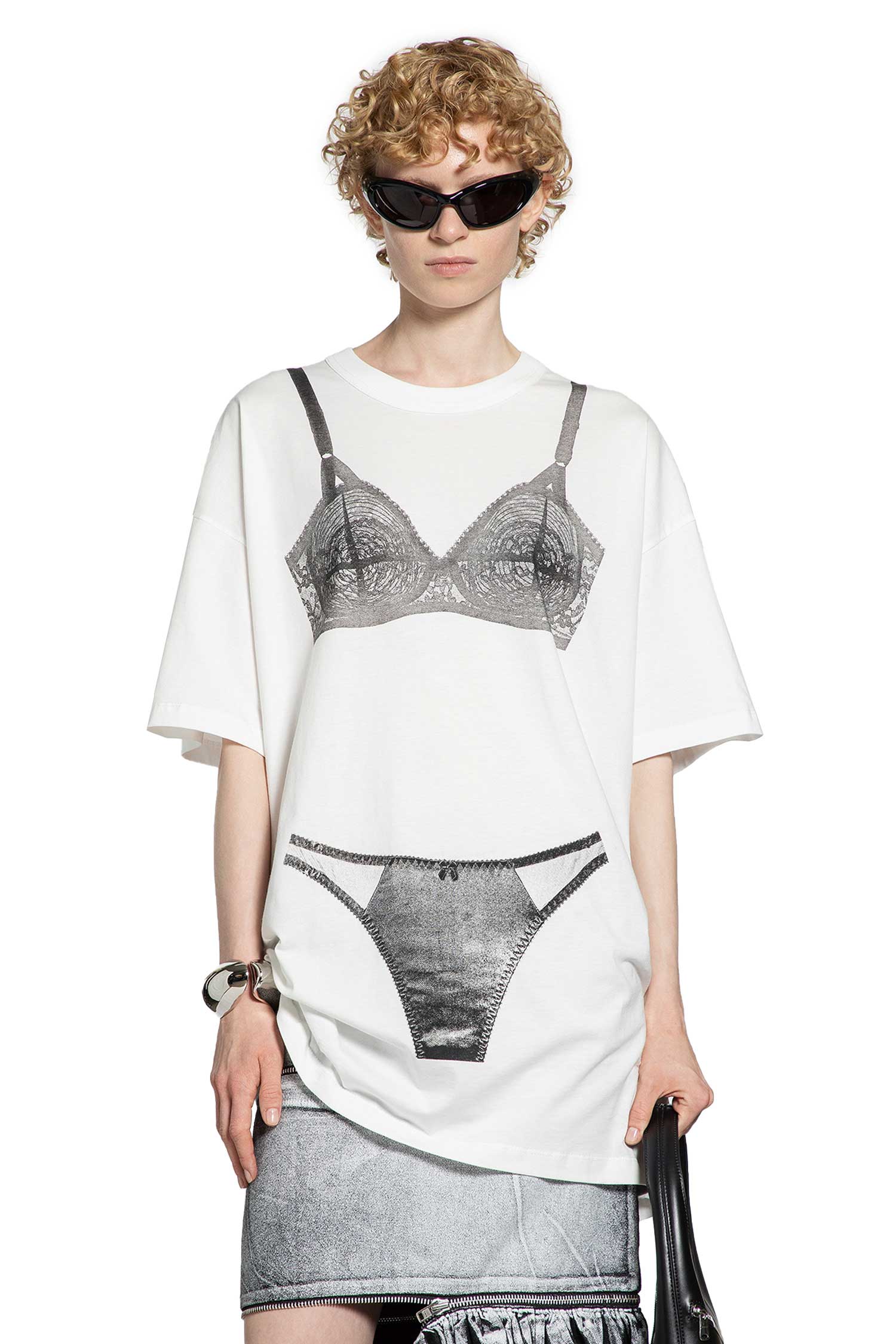 Trompe L'Oeil Tall Bra T-Shirt - Antonioli.eu