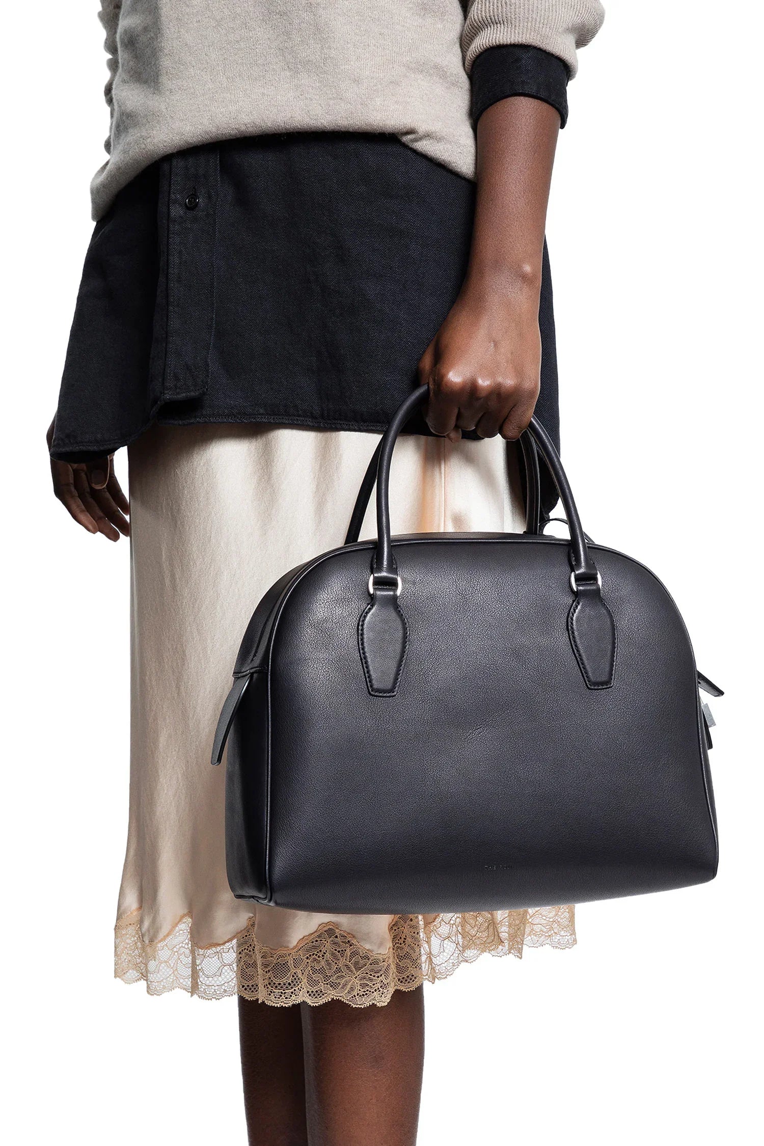 THE ROW WOMAN BLACK TOP HANDLE BAGS - Antonioli.eu