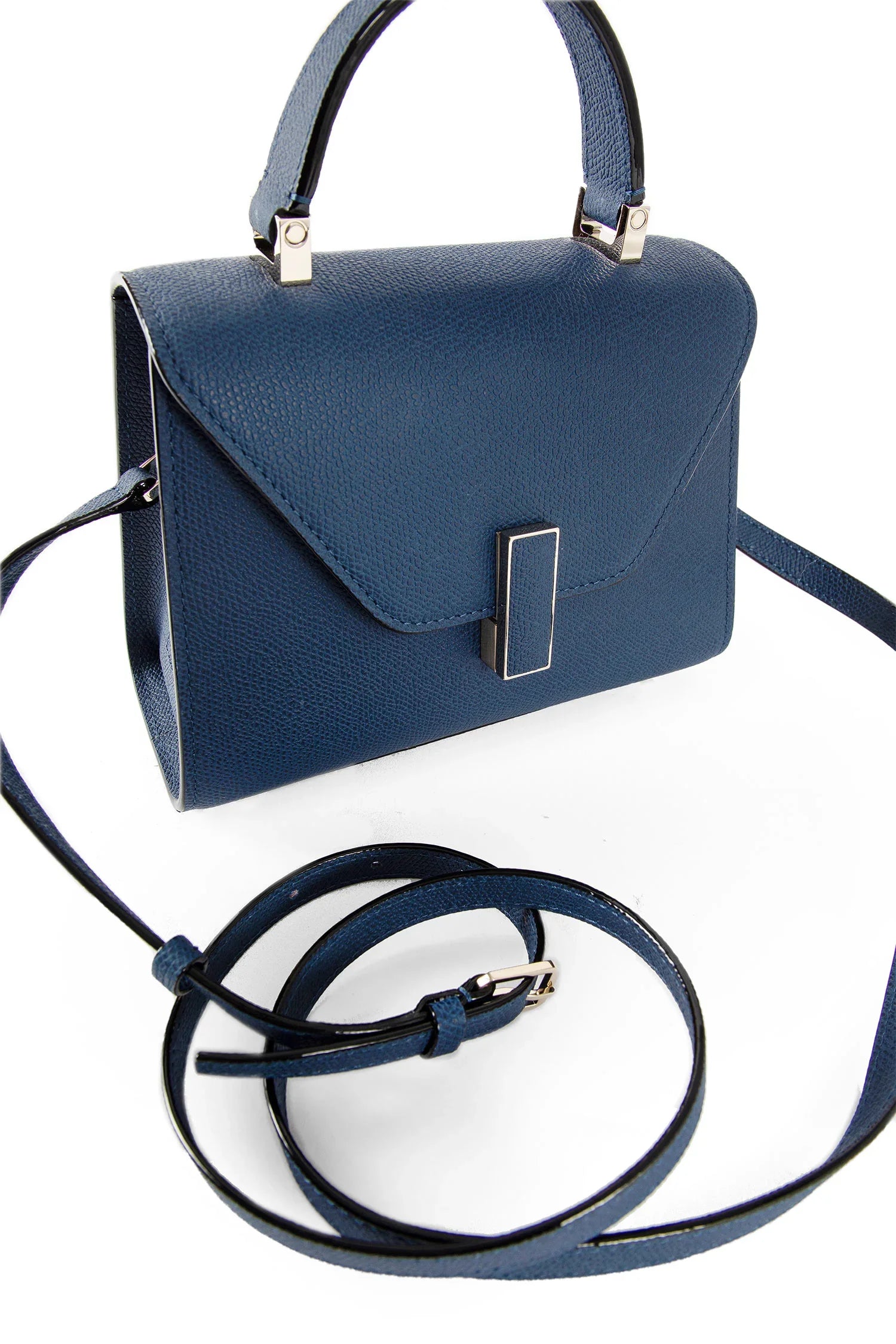 VALEXTRA WOMAN BLUE TOP HANDLE BAGS - Antonioli.eu