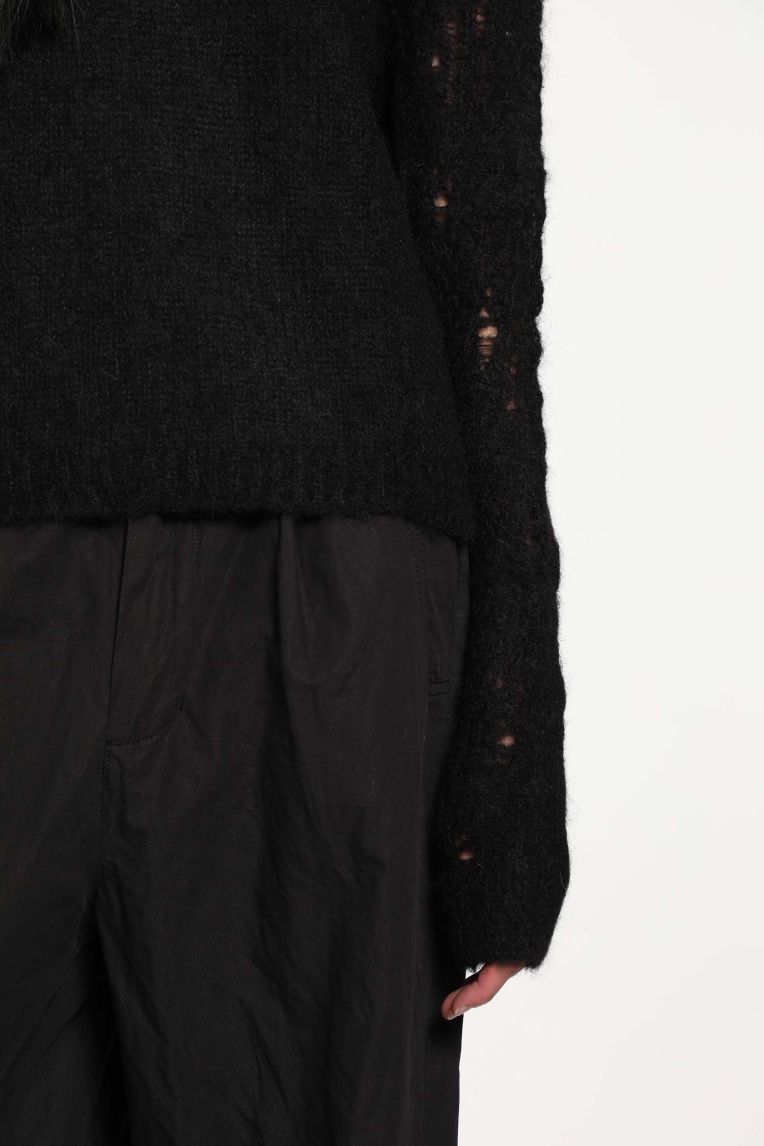 Distressed Alpaca Sweater - Antonioli.eu