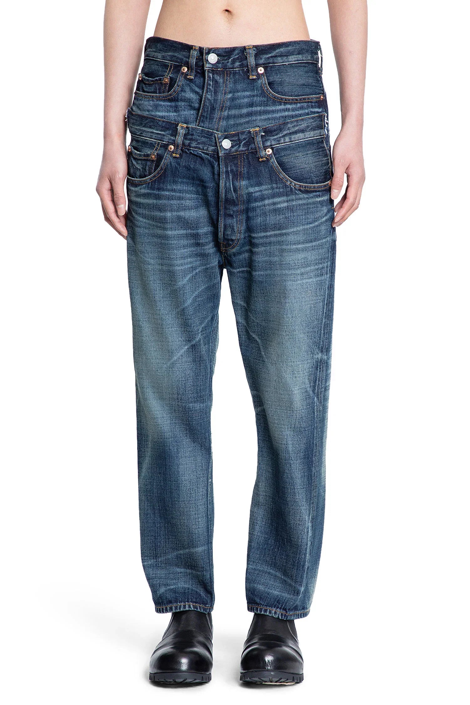 Levi's collaboration Double waist jeans - Antonioli.eu
