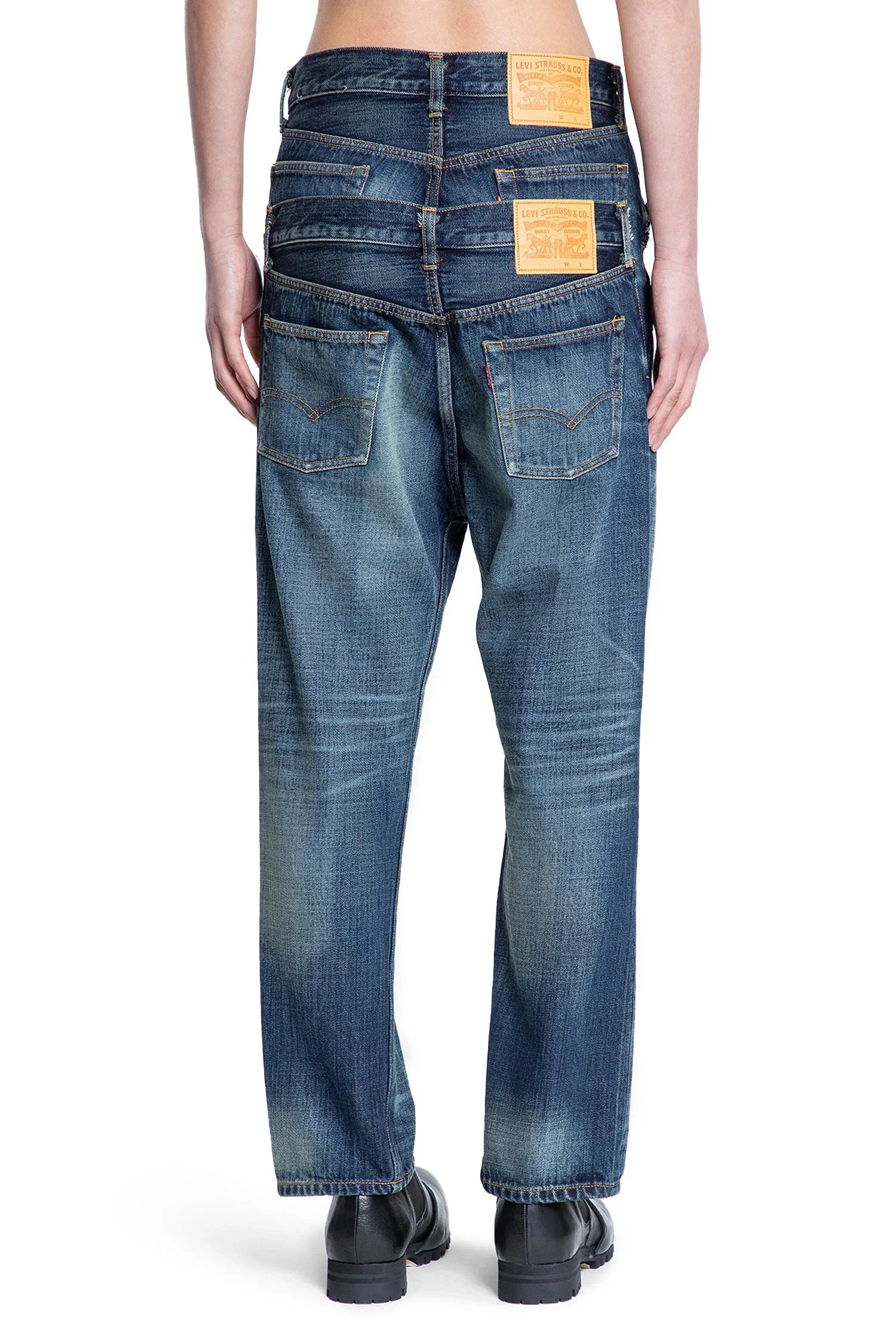 Levi's collaboration Double waist jeans - Antonioli.eu
