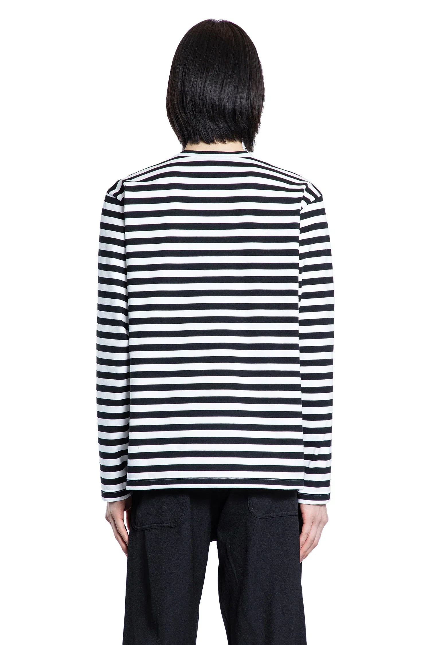Jersey Patchwork Long Sleeve T-Shirt - Antonioli.eu