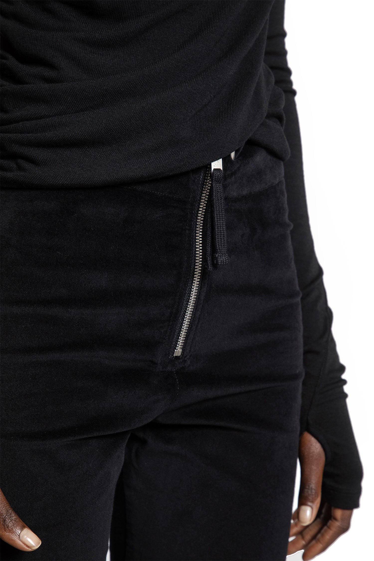 Slim Trousers in Velvet - Antonioli.eu
