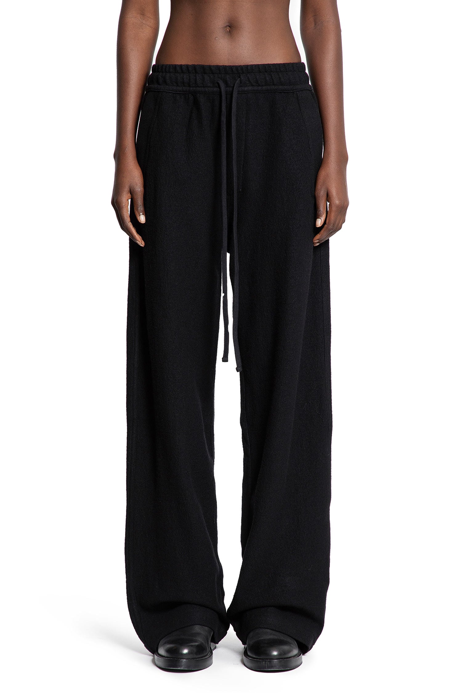 Wide Leg Wool Trousers - Antonioli.eu
