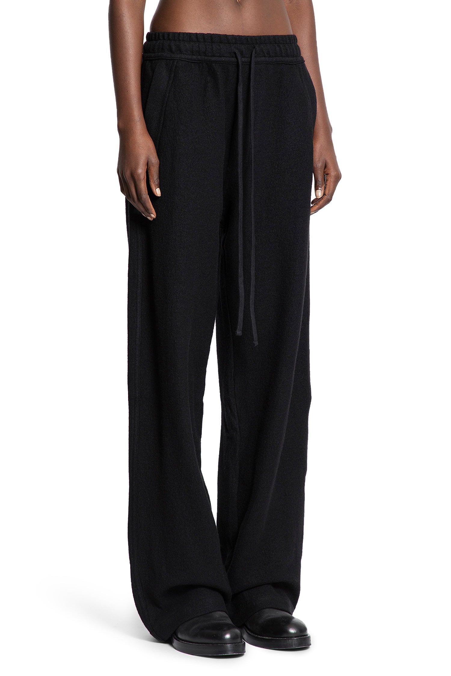 Wide Leg Wool Trousers - Antonioli.eu