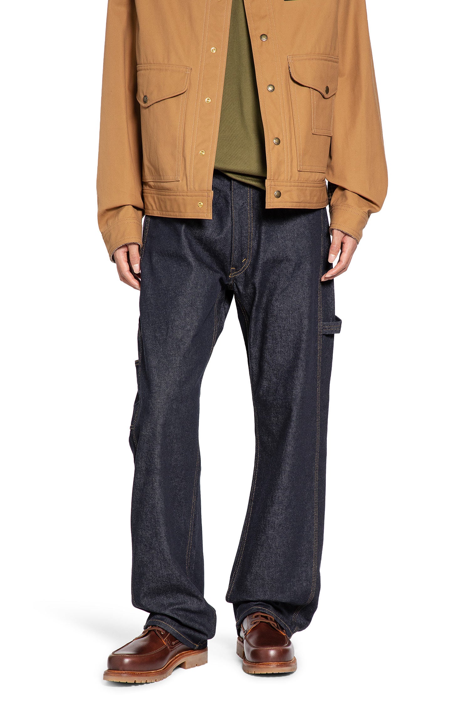 Paneled Straight Jeans - Antonioli.eu