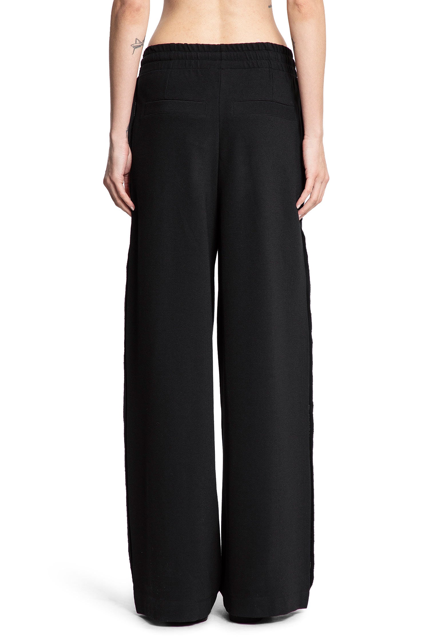 Pleated Wide Leg Sweatpants - Antonioli.eu