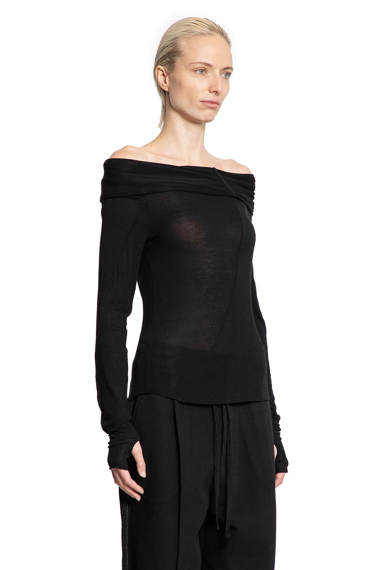 Off-Shoulder Top with Hand Gaiters - Antonioli.eu