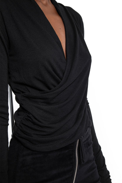 W TS 587 Wrapped Top - Antonioli.eu