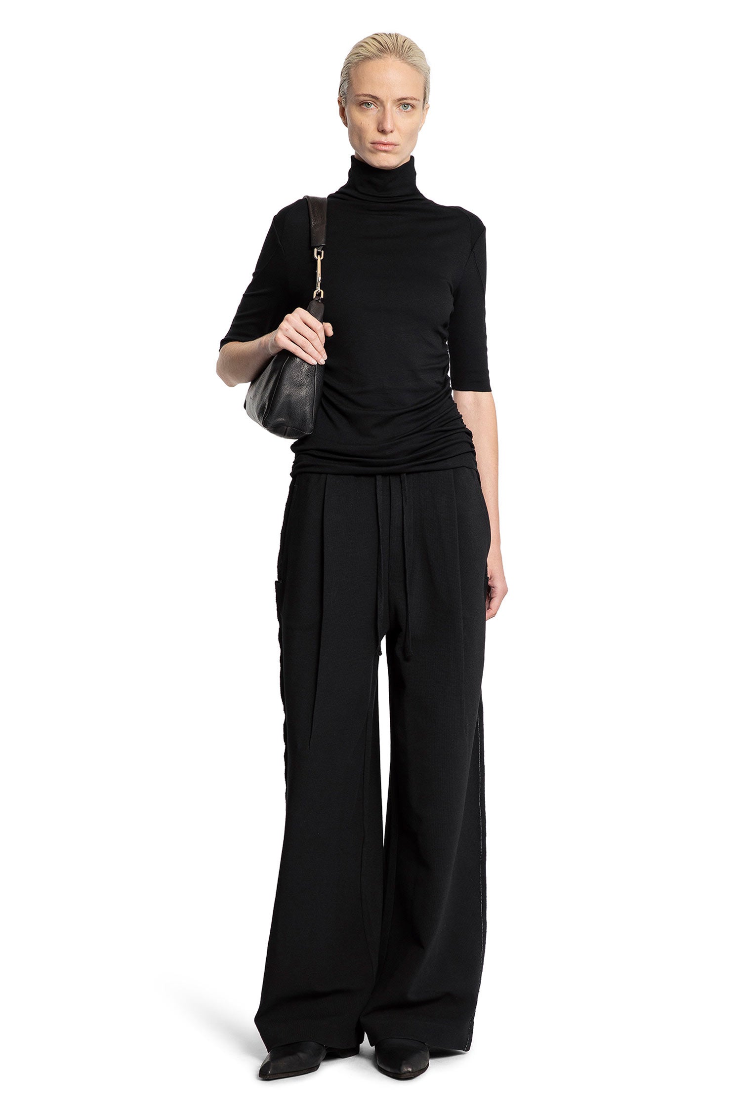 Short Sleeve Turtleneck Top - Antonioli.eu