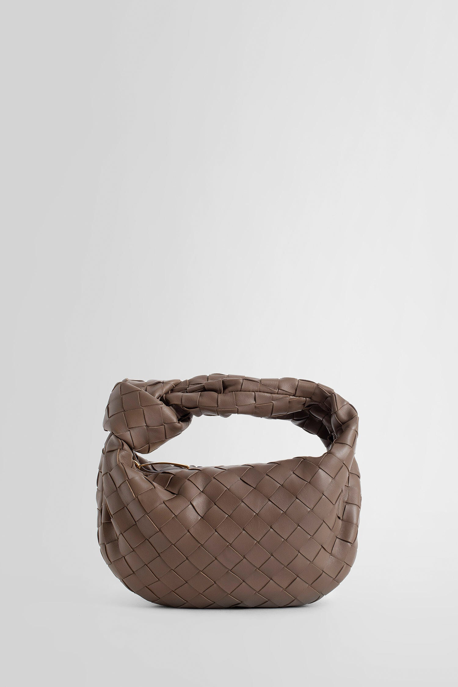 BOTTEGA VENETA Knot Padded Woven Lambskin Clutch Bag for Women