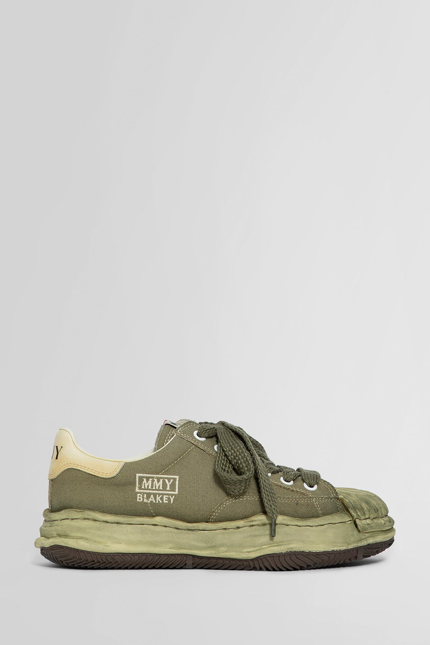 MAISON MIHARA YASUHIRO MAN GREEN SNEAKERS - MAISON MIHARA YASUHIRO