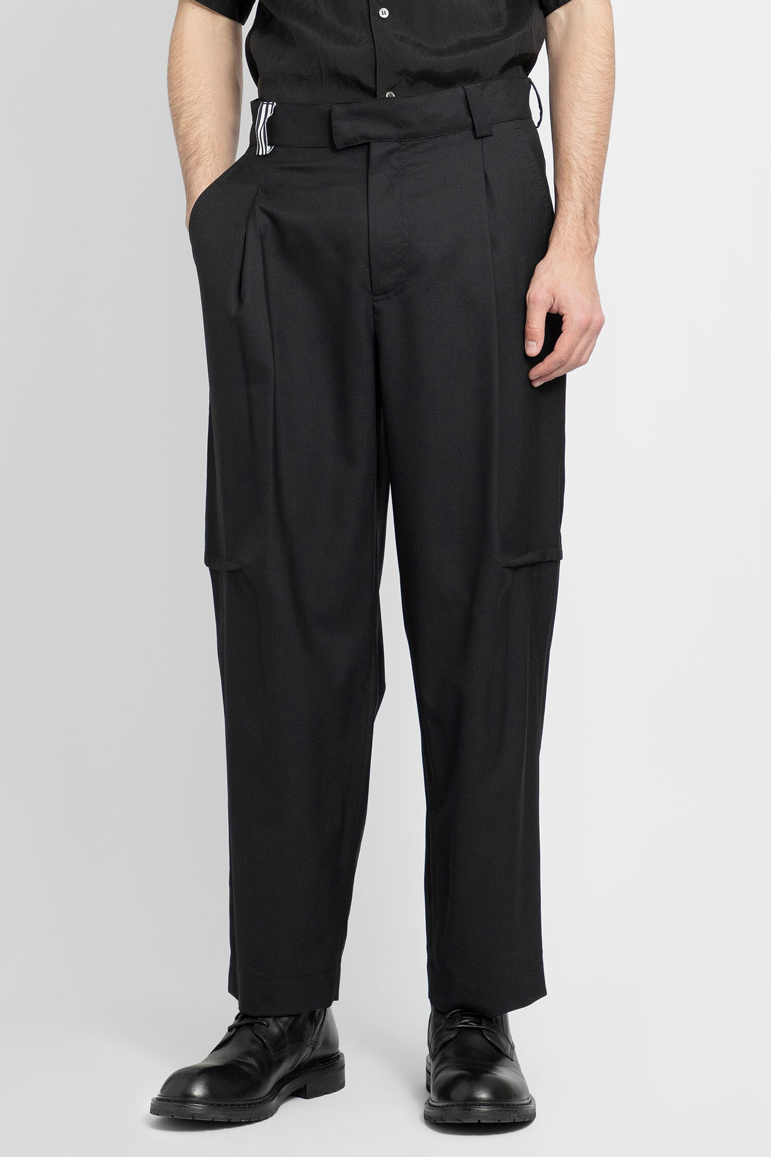 MARINA YEE MAN BLACK TROUSERS - MARINA YEE - TROUSERS | Antonioli