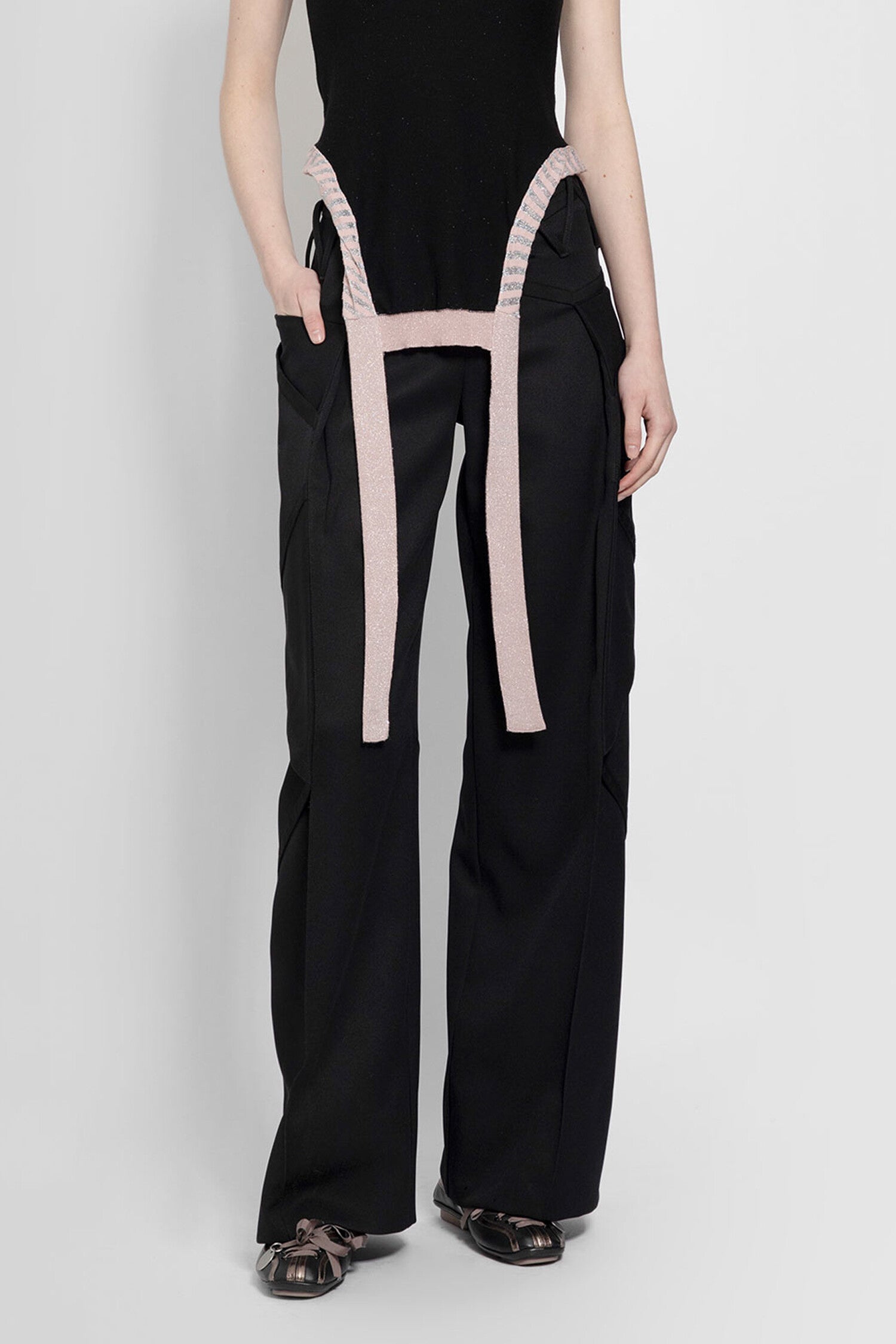 KIKO KOSTADINOV WOMAN BLACK TROUSERS