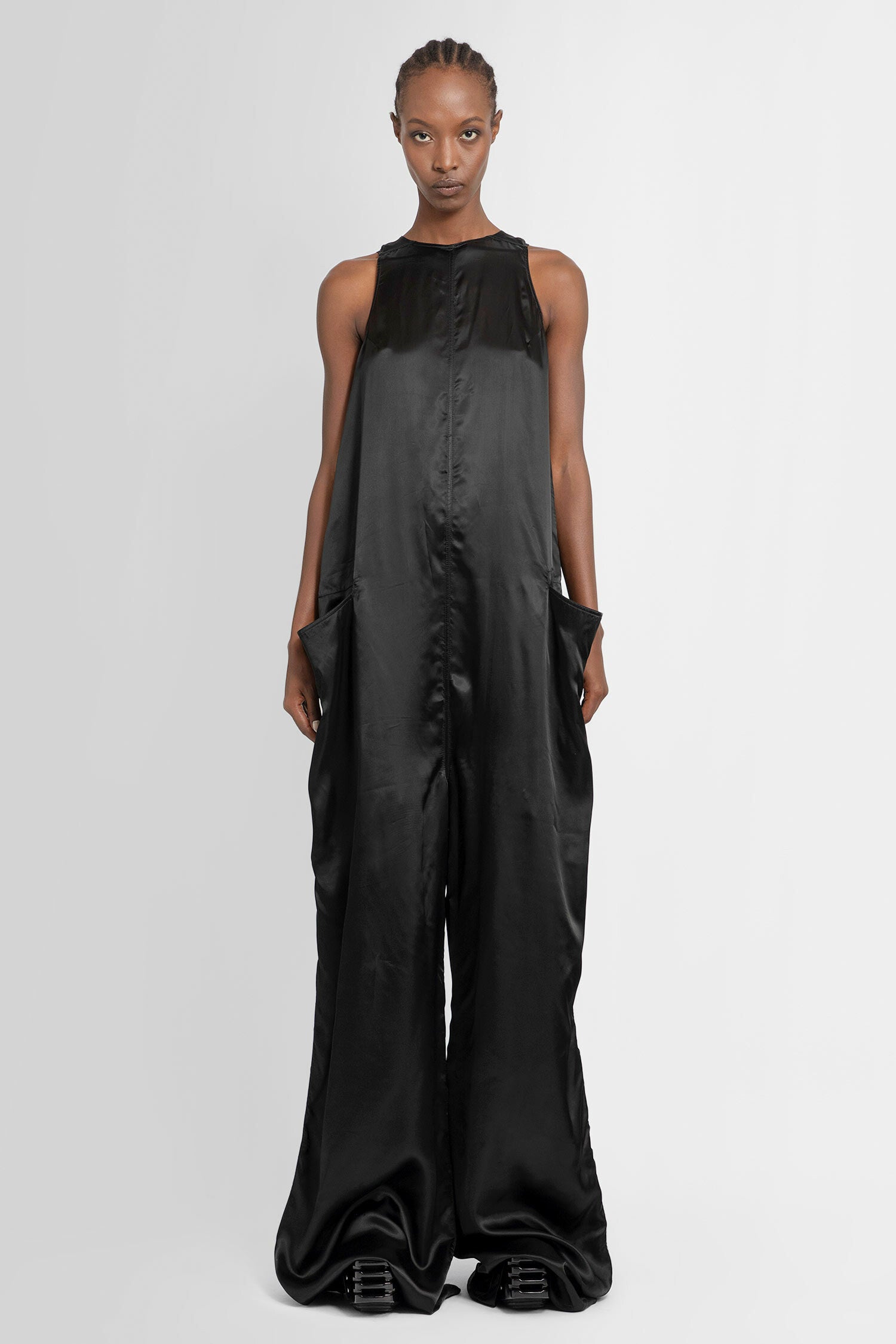 RICK OWENS WOMAN BLACK JUMPSUITS