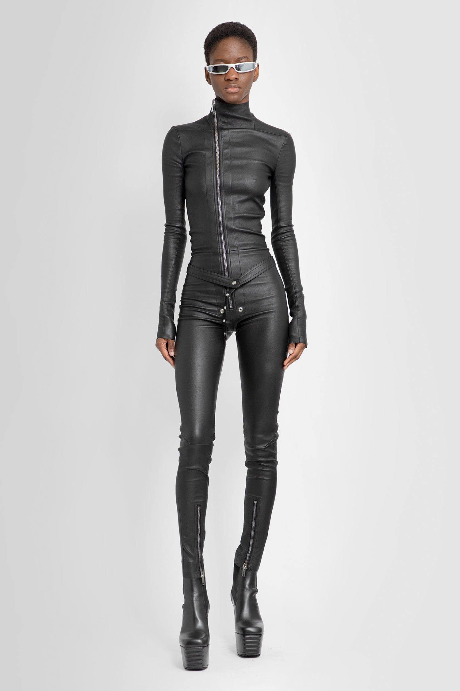 RICK OWENS WOMAN BLACK JUMPSUITS