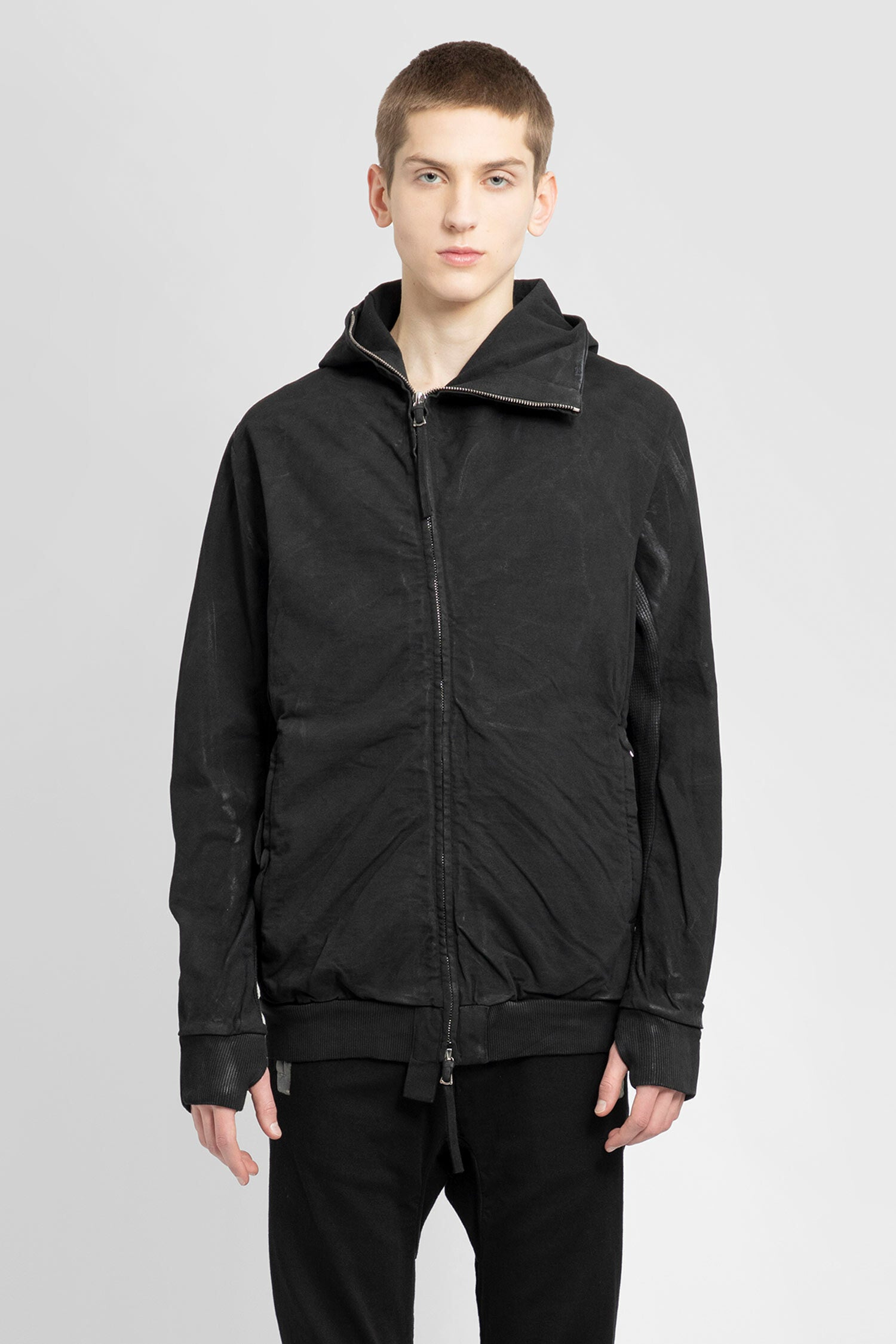 BORIS BIDJAN SABERI MAN BLACK SWEATSHIRTS - BORIS BIDJAN SABERI