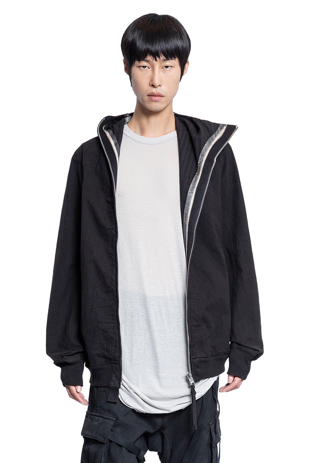 BORIS BIDJAN SABERI MAN BLACK SWEATSHIRTS