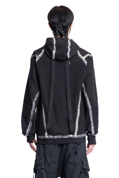 BORIS BIDJAN SABERI MAN BLACK SWEATSHIRTS