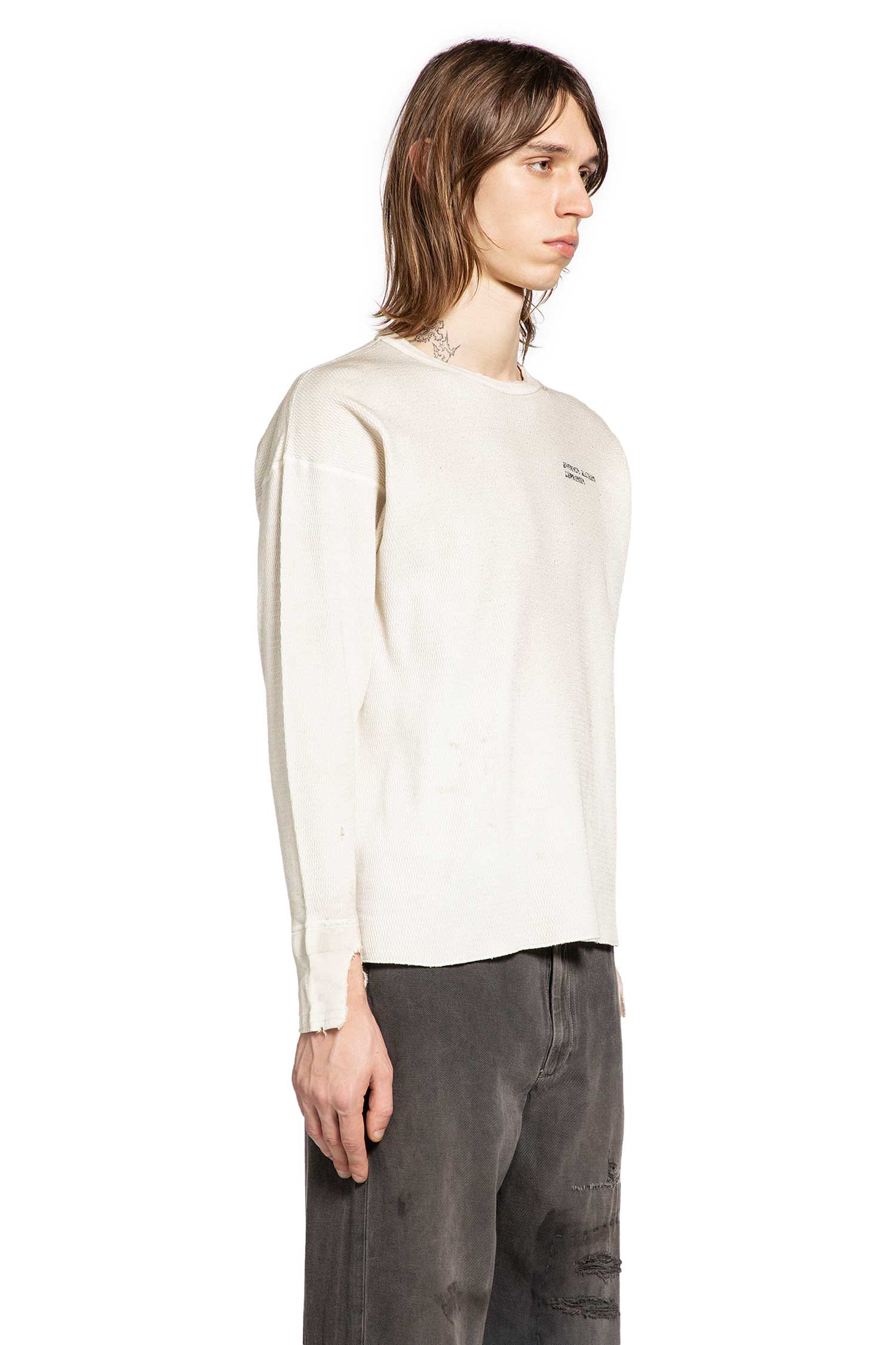 Classic Logo Distressed Thermal LS T-Shirt