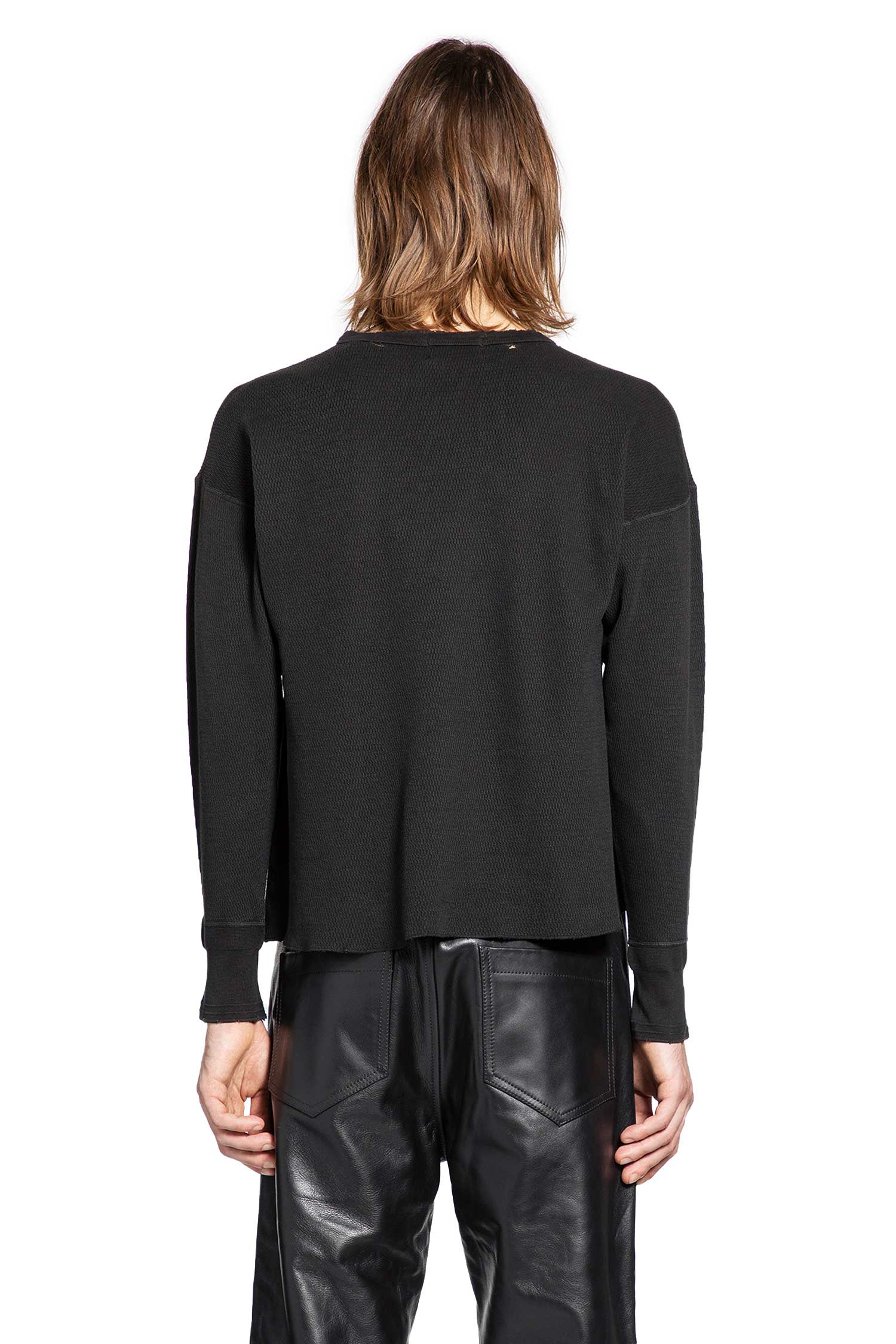 Classic Logo Distressed Thermal Ls T-Shirt