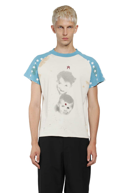 Down Syndrome Aleph Raglan T-Shirt