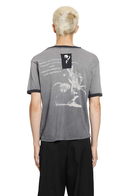 Porcelain Dog Patch Ringer T-Shirt