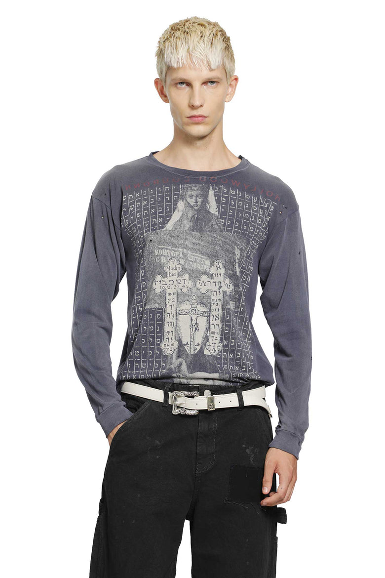 ENFANTS RICHES DÉPRIMÉS Hollywood Couronnne LS T-Shirt man