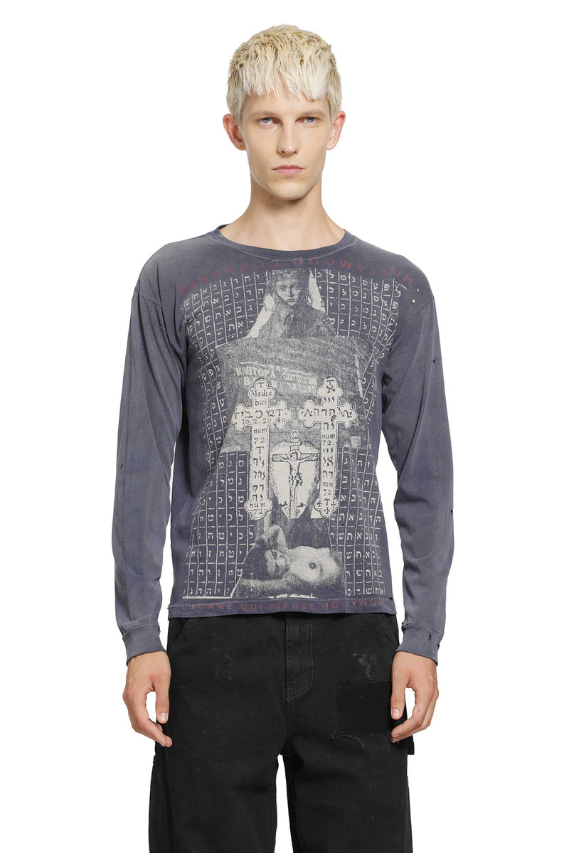ENFANTS RICHES DÉPRIMÉS Hollywood Couronnne LS T-Shirt man