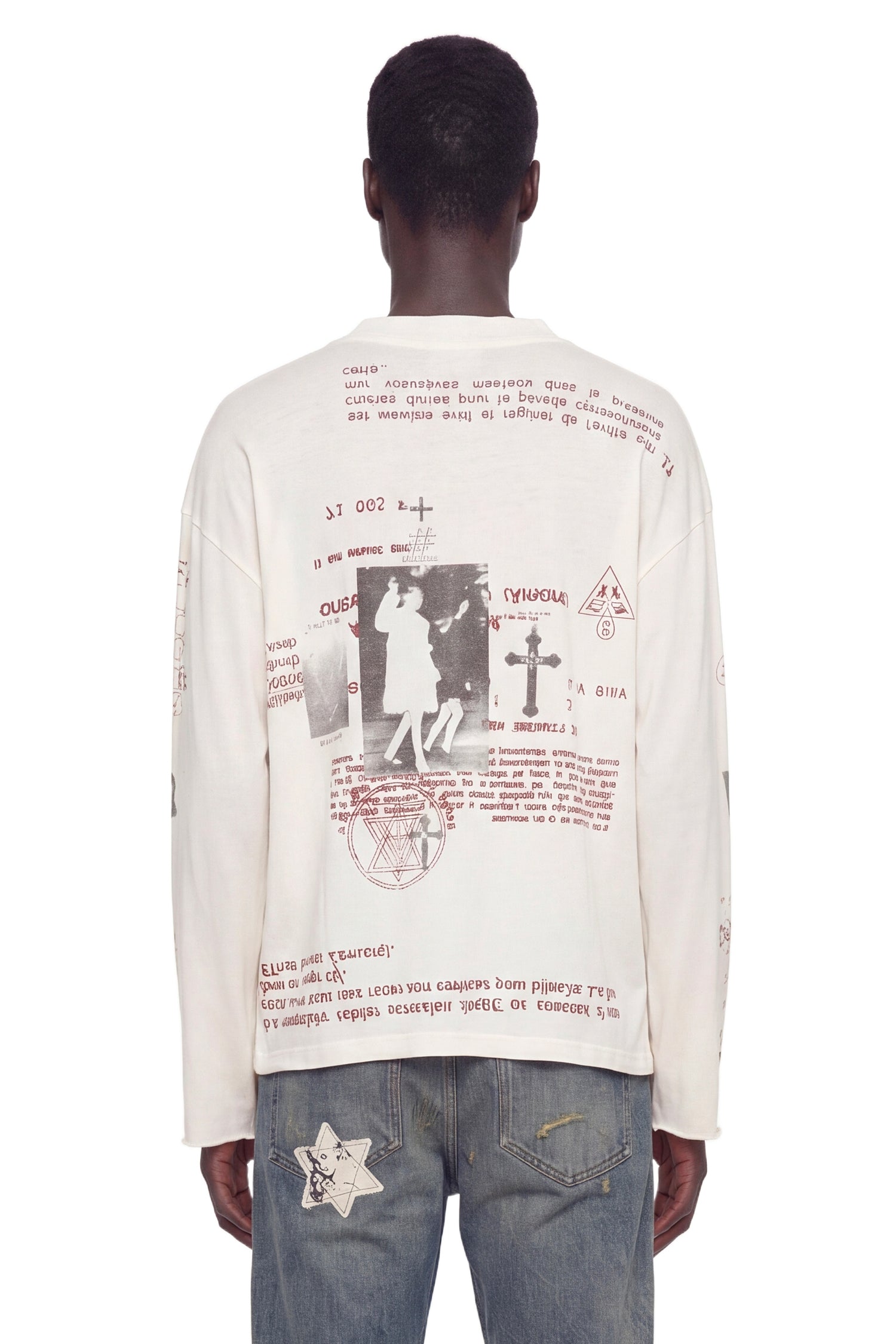 ENFANTS RICHES DÉPRIMÉS Cherry Mock Neck LS T-Shirt man