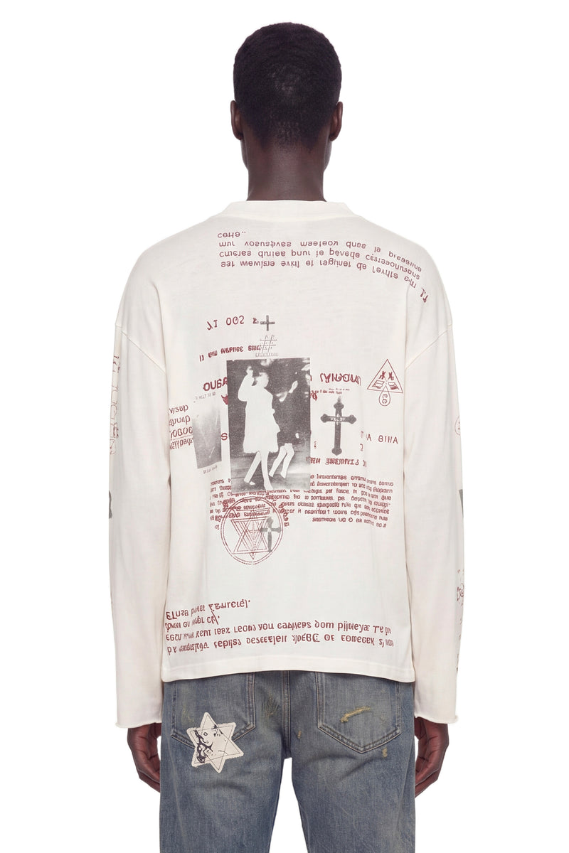 ENFANTS RICHES DÉPRIMÉS Cherry Mock Neck LS T-Shirt man