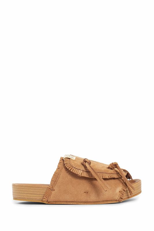 VISVIM MAN BROWN SANDALS & SLIDES